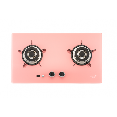TGC TRTB62ST-G(Pink) gas hob top view