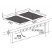 LIGHTING LGC01CNB-TN Towngas 31CM BUILT-IN GAS HOB (3 years warranty) Lighting LGC01CNB-TN gas hob dimensions and installation drawing
