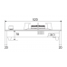 LIGHTING LGC01CNB-TN Towngas 31CM BUILT-IN GAS HOB (3 years warranty) Lighting LGC01CNB-TN gas hob dimensions and installation drawing