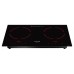 PACIFIC PPI-28L 2800W Built-in/Countertop Double Head Black Mirror Half-Bridge Induction Cooker