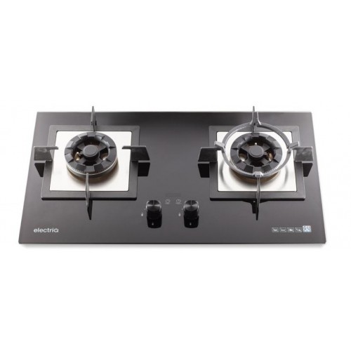ELECTRIQ QTG-E338 75厘米  嵌入式雙頭煤氣爐 