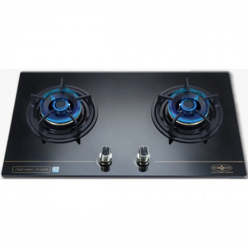 Hibachi 氣霸 HY-238LP 75厘米 "蓮芯火" 嵌入式雙頭石油氣爐