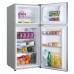 Bacchus BA128 122L Slim Inverter Eco Double Door Refrigerator (Silver Grey)