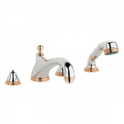 GROHE 德國 Sinfonia 25651-IG 4孔雙控缸邊浴缸龍頭 鉻金色