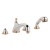 GROHE 德國 Sinfonia 25651-IG 4孔雙控缸邊浴缸龍頭 鉻金色