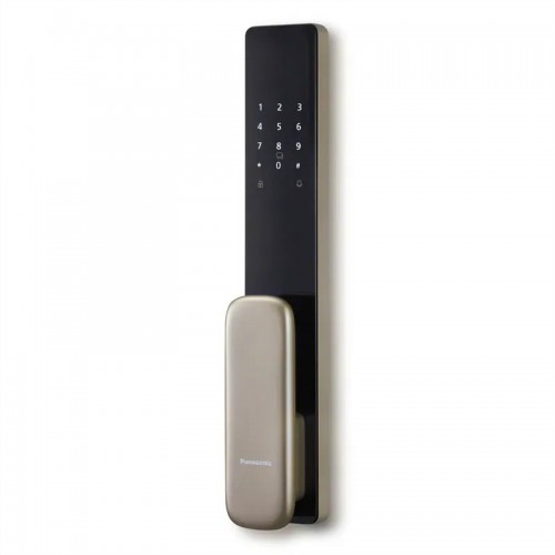 Panasonic EMD4112Y-HK Push-Pull Smart Door Lock (Gold)