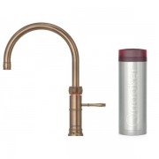 Quooker 3CFRPTN Classic Fusion Round 一體式水龍頭 + PRO3 滾水水箱 (復古黃銅)