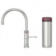 Quooker 3CFRRVS Classic Fusion Round 一體式水龍頭 + PRO3 滾水水箱 (拉絲不鏽鋼)