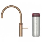 Quooker 3FRPTN Fusion Round 一體式水龍頭 + PRO3 滾水水箱 (復古黃銅)