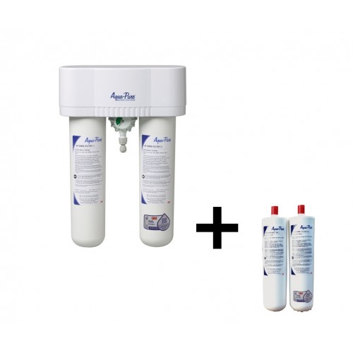 3M AP-DWS1000 Aqua-Pure Residential Drinking Water System with ID1 Individual Drinking Faucet (One-Machine, Two-Chip Bundle) 3M AP-DWS1000 Aqua-Pure Residential Drinking Water System with ID1 Individual Drinking Faucet (One-Machine, Two-Chip Bundle)