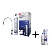 3M AP Easy Complete Aqua-Pure Water Filtration System with ID3 Individual Drinking Faucet (One-Machine, Two-Chip Bundle)