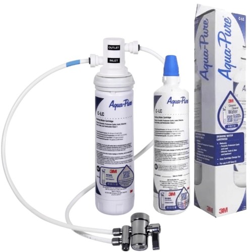 3M AP Easy LC Aqua-Pure Water Filtration System (DIY Diverter Set) (One-Machine, Two-Chip Bundle)