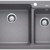 BLANCO NAYA 8(519648) Granite composite sink(alu metallic)