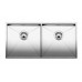 BLANCO 521620 ZEROX 400/400-U STAINLESS STEEL TWO BOWL SINK