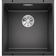 BLANCO SUBLINE 400-U(523422) 花崗岩合成單槽鋅盤(無煙煤色)