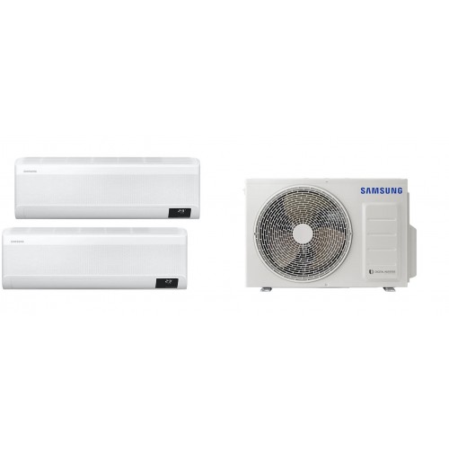 SAMSUNG 三星 AJ050TXJ2KH/EA+AJ025+AJ025 1拖2機 (1匹+1匹)變頻冷暖多聯式掛牆分體式冷氣機  