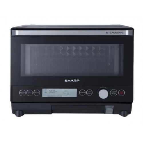 SHARP AX-1250R(B) Black 25L 3in1 Steam Oven with microwave