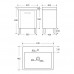 Walrus 643831 面盆櫃 配WR-260022盆 610x465x830mm 柚木色 Walrus 643831 面盆櫃 配WR-260022盆 610x465x830mm 柚木色