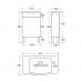 WALRUS BCS18 Basin Cabinet 515 x 263 x 855mm
