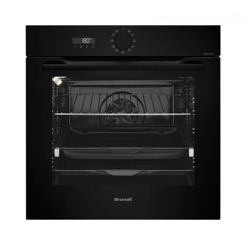 BRANDT BOP7537BB 60CM 73L BUILT-IN OVEN with PYROLYTIC(BLACK SERIES) 