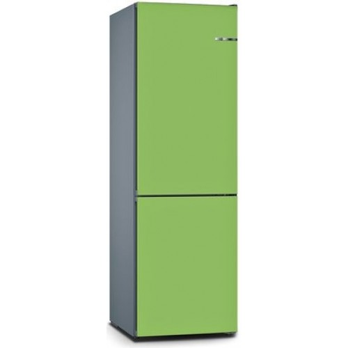 Bosch KVN36IH3DK Lime Green Vario Style 323L  Free-standing fridge-freezer