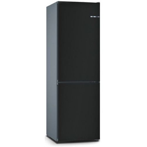 Bosch KVN36IZ3DK Black mat Vario Style 323L Free-standing fridge-freezer