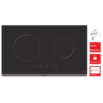 BRANDT 白朗 BPI272UBL 75厘米 3600W 嵌入式雙頭電磁爐 (法國製造)