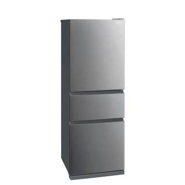 Mitsubishi Electric MR-CX33EY-SS-H 328L Inverter Three-Door Refrigerator (Sterling Silver)