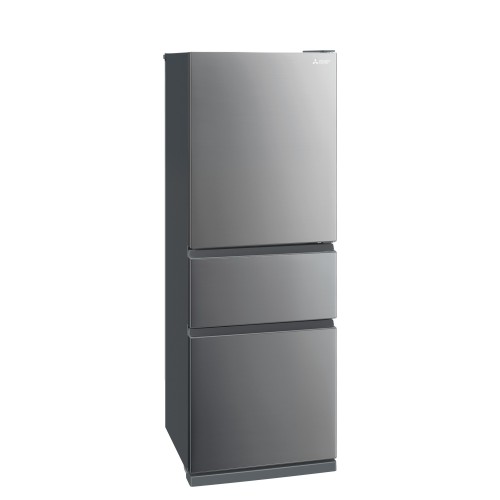 Mitsubishi Electric MR-CX33EY-SS-H 328L Inverter Three-Door Refrigerator (Sterling Silver)
