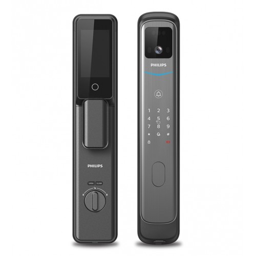 Philips DDL702FVP (Black) Easykey Facial Recognition Smart Door Lock 