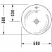 DURAVIT 德國 Philippe Starck-1 040658 圓形檯面面盆 580mm 白色