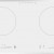 GARWOODS EC2978 GY (White)(Grey word) 70CM 2-zones Induction Cooker Hob