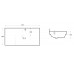 ESEDRA ES-LVBLL-03 Countertop Basin 900 x 500mm