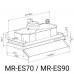 Misoko MR-ES70 70cm Built-in Detachable Cookerhood 