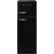 SMEG FAB30RBL5UK 292L 50's style 2-Door Refrigerator(Black)
