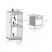 CANDY FCS886XP/E 70L Built-in oven (Pyrolysis Clean) CANDY FCS886XP/E 70L Built-in oven (Pyrolysis Clean)