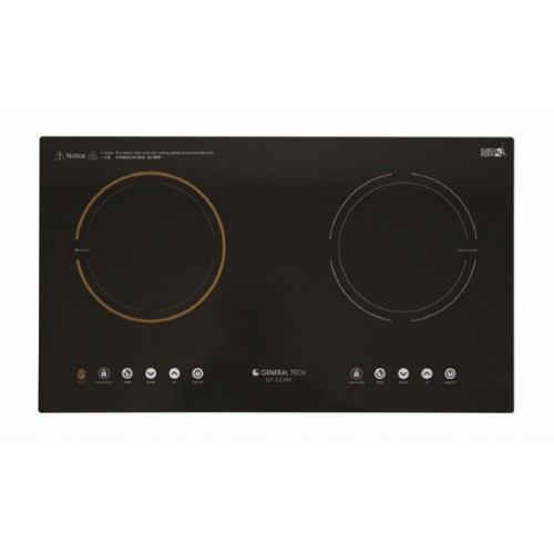 GENERALTECH GT-CE201 2800W 2-in-1 Ceramic-Induction Cooker Hob 