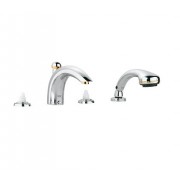 GROHE 德國 Talia 25560IG 4孔缸邊浴缸龍頭連手提花灑頭 鉻金色