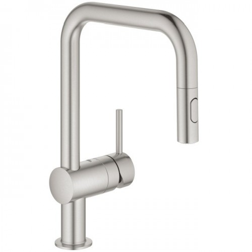 GROHE 德國 Minta 32322DC2 廚盆龍頭連伸縮花灑頭 不銹鋼