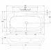 Hidra Ceramica HD-DL52 Wall Hung Basin 900 x 495mm