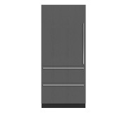 Sub-Zero ICBDET3650CIID/L 91cm Built-in Over-and-Under Refrigerator/Freezer with Ice Maker and Internal Dispenser (Panel Ready, Left Hinge)