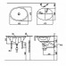 INAX IN-AL-2293V-BW1 Under Counter Basin 535 x 415mm INAX IN-AL-2293V-BW1 Under Counter Basin 535 x 415mm