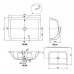 INAX IN-AL-2298V-BW1 Under Counter Basin 561 x 411 x 190mm INAX IN-AL-2298V-BW1 Under Counter Basin 561 x 411 x 190mm
