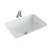 INAX 日本 AL-2298V/BW1 長方形檯底面盆 561x411x190mm 白色