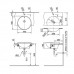 INAX IN-GL-333V-BW1 Countertop Basin 440 x 440mm INAX IN-GL-333V-BW1 Countertop Basin 440 x 440mm