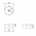 INAX IN-YL-2841-BW1 Countertop Basin 410 x 410mm