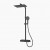 Kohler K-23860T-9-BL URBANITY TH 3-Way Column W/ MF Showerhead (Matt Black)