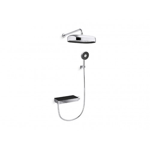 Kohler K-26329T-9-CP ANTHEM Exposed Thermostatic Dual Shower Faucet (Polished Chrome)