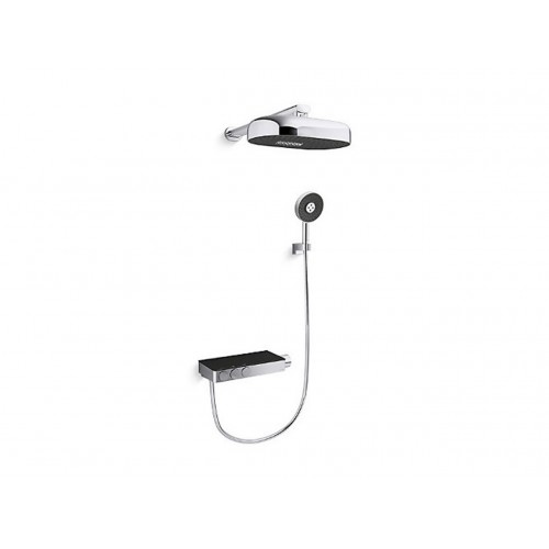 Kohler K-26330T-9-CP ANTHEM Dual Port Wall Mounted Thermostatic Dual Shower Faucet (Polished Chrome)