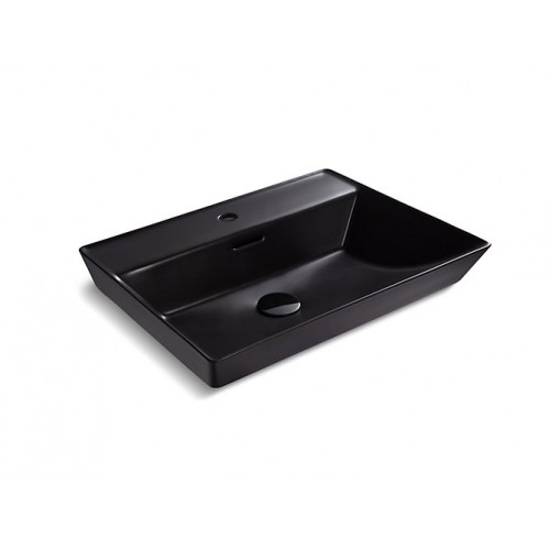 Kohler K-EX21059T-1-HB1 BRAZN 長方形檯上式浴室面盆 (石磨黑) Kohler K-EX21059T-1-HB1 BRAZN 長方形檯上式浴室面盆 (石磨黑)